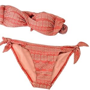 Robin Piccone Isla Bikini Set Terracotta
